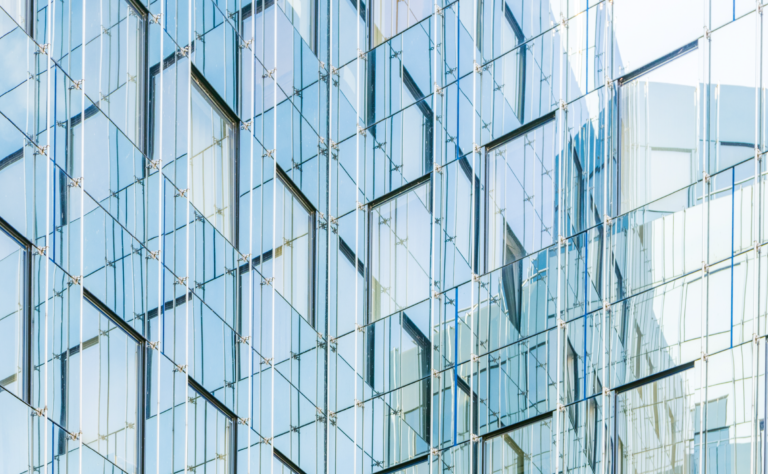 Architectural photography of glass building